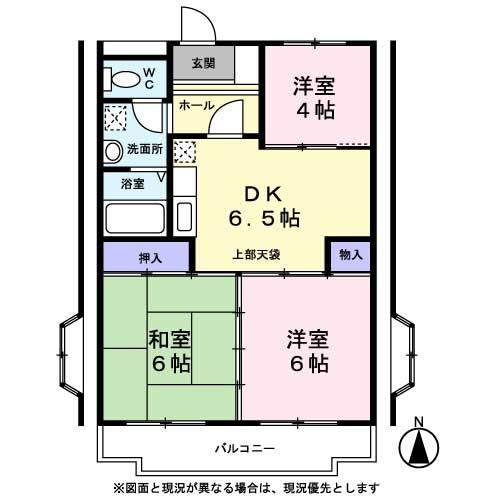 クローバーハイツの間取り|間取り図