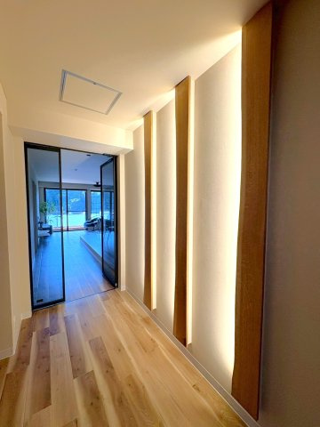京阪「石山寺」駅まで徒歩４分＆２沿線利用可◆天然木リノベーション◆南向き４ＬＤＫ◆ペット可のその他|廊下