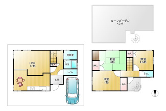 【間取り】 | 高槻市明野町　中古戸建
