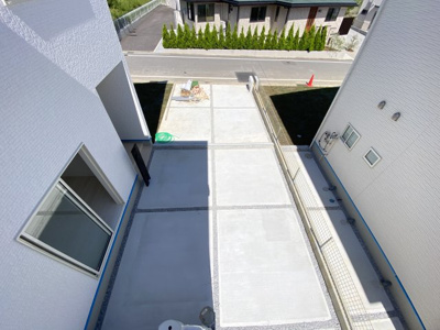 【駐車場】 | 読谷村大湾2期（全5棟）ラスト1号棟 | 1号棟　並列駐車2台完備♪