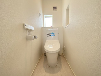 【トイレ】 | 読谷村大湾2期（全5棟）ラスト1号棟 | 1号棟　温水洗浄便座♪