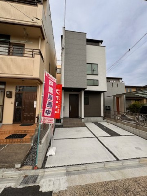 【外観】 | LIGARE西区枇杷島3期全1棟【枇杷島小　天神山中】 | 今すぐのご案内可能です！→  0120-336-922　までお気軽にお問い合わせください。