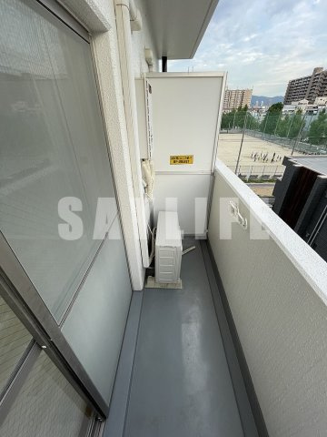 公園前ウエストハイツのバルコニー