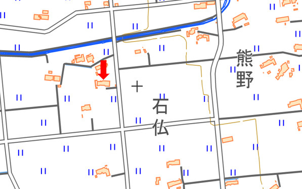 奥州市戸建ての地図