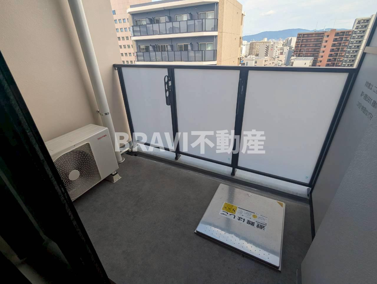 ブランシエスタ森ノ宮 BRAVI不動産のバルコニー