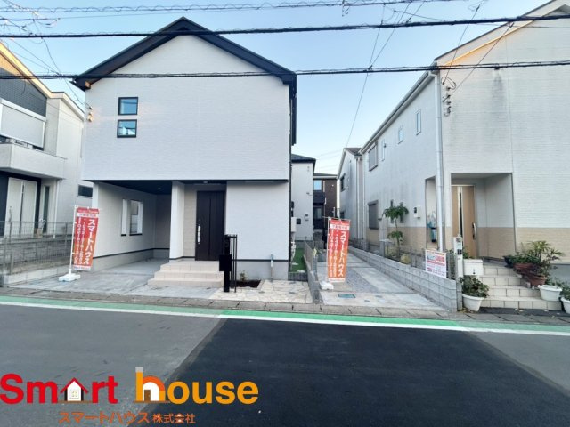 綾瀬市落合北　新築全2棟の外観|スマートハウス現地販売会開催中♪