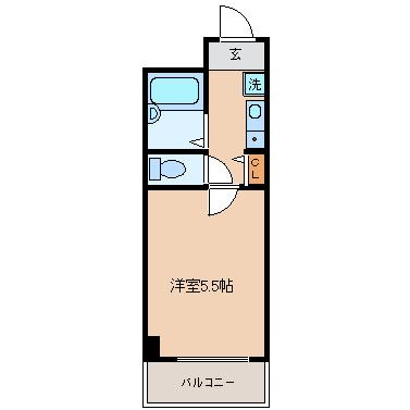 【間取り】 | リーガル塚本Ⅱ
