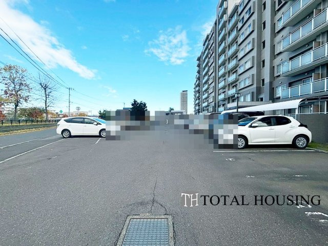 【駐車場】 | 琴似4条シティハウスB棟 | 平面駐車場です。