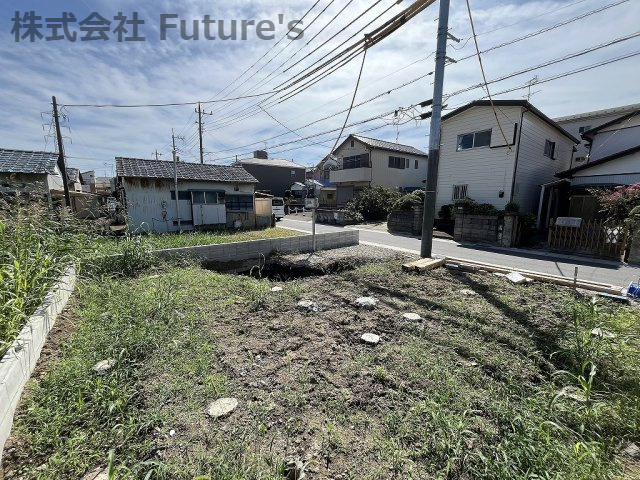 八潮市大瀬　新築戸建　全1棟の外観|現地の写真になります。