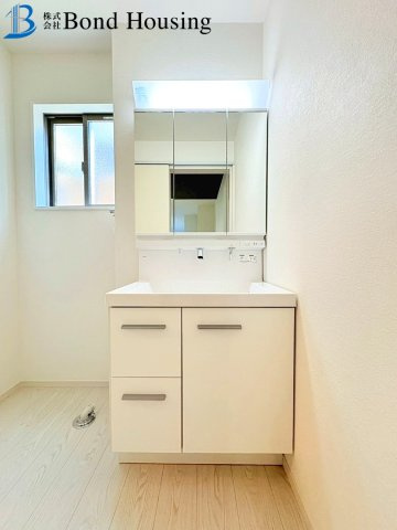 太寺天王町1号棟　全3棟新築戸建　人丸小学校区の独立洗面台