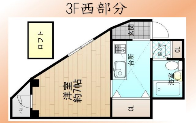 【京都府】京都市西京区　1棟収益アパートの間取り