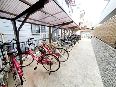 【その他共用部分】 | アーバンリームⅡ | 敷地内駐輪場です。