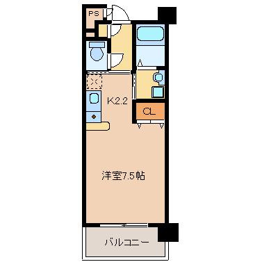 【間取り】 | ライジングコート姫島駅前