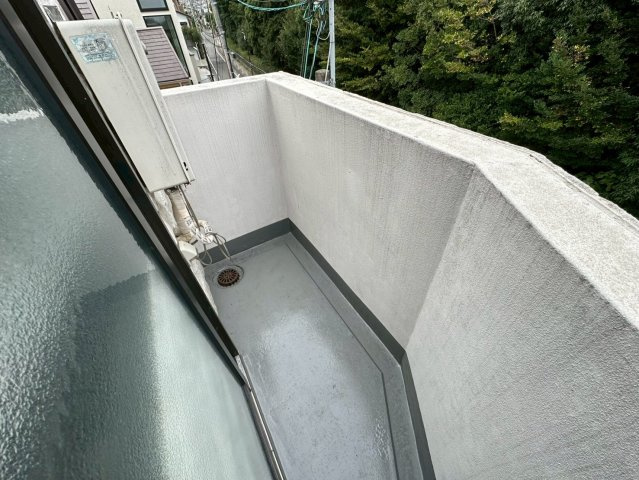 セゾンド芦屋のバルコニー