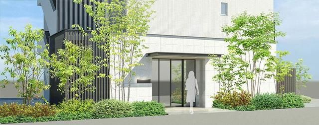 ブラウ東上野のエントランス