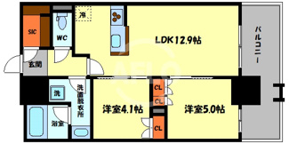 【間取り】 | RJR堺筋本町タワー | RJR堺筋本町タワー　間取り