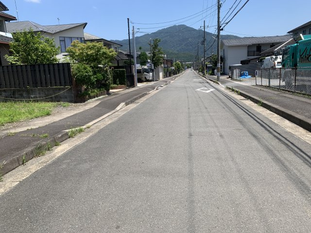 京都市左京区岩倉南河原町　建築条件無土地の前面道路含む現地写真