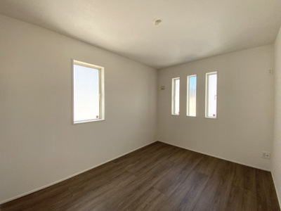 【洋室】 | 読谷村大湾2期（全5棟）新築平屋3号棟 | 3号棟　洋室6帖＋CL付き♪