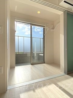 広島市安佐北区可部１丁目のアパートのバルコニー|インナーバルコニー