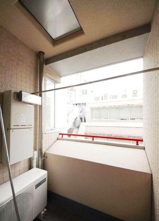 カスタリア銀座のバルコニー