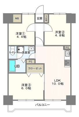 【室内フルリフォーム歴あり×最上階南東向きにつき陽当たり良好】ホーユウパレス衣笠公園の画像