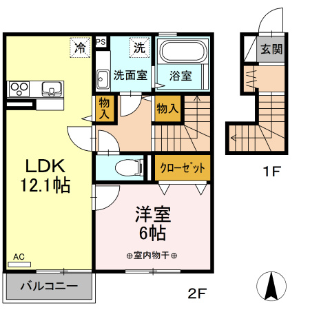 セリシール メゾンの間取り