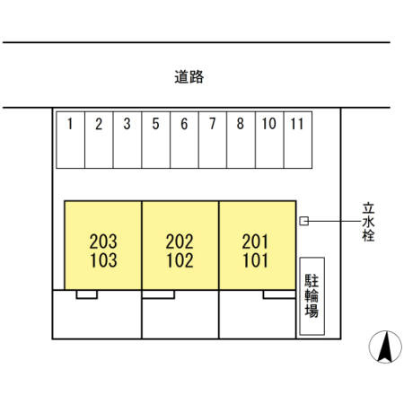 セリシール メゾンの区画図