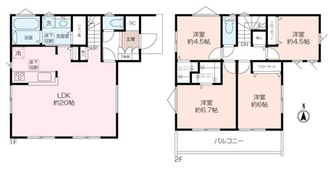 【専任】ベルガーデン新井町【全1棟】「西谷駅15分」×「ZEH水準省エネ住宅」　の画像