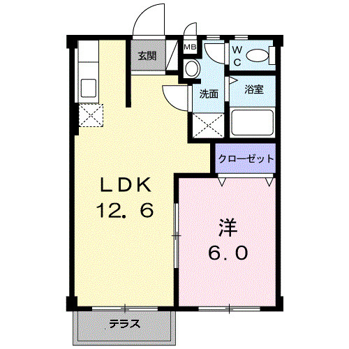 リバーサイドＭＹの間取り