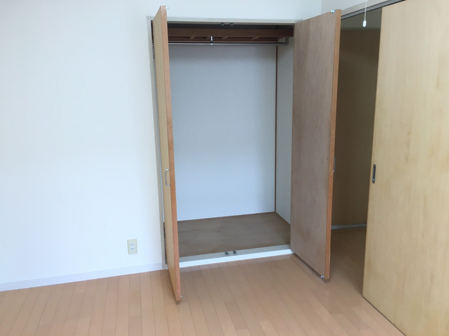 グリーンヴィレッジB棟の収納|大きなものも収納できそうです
