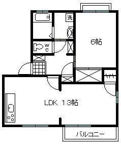 グリーンヴィレッジB棟の間取り