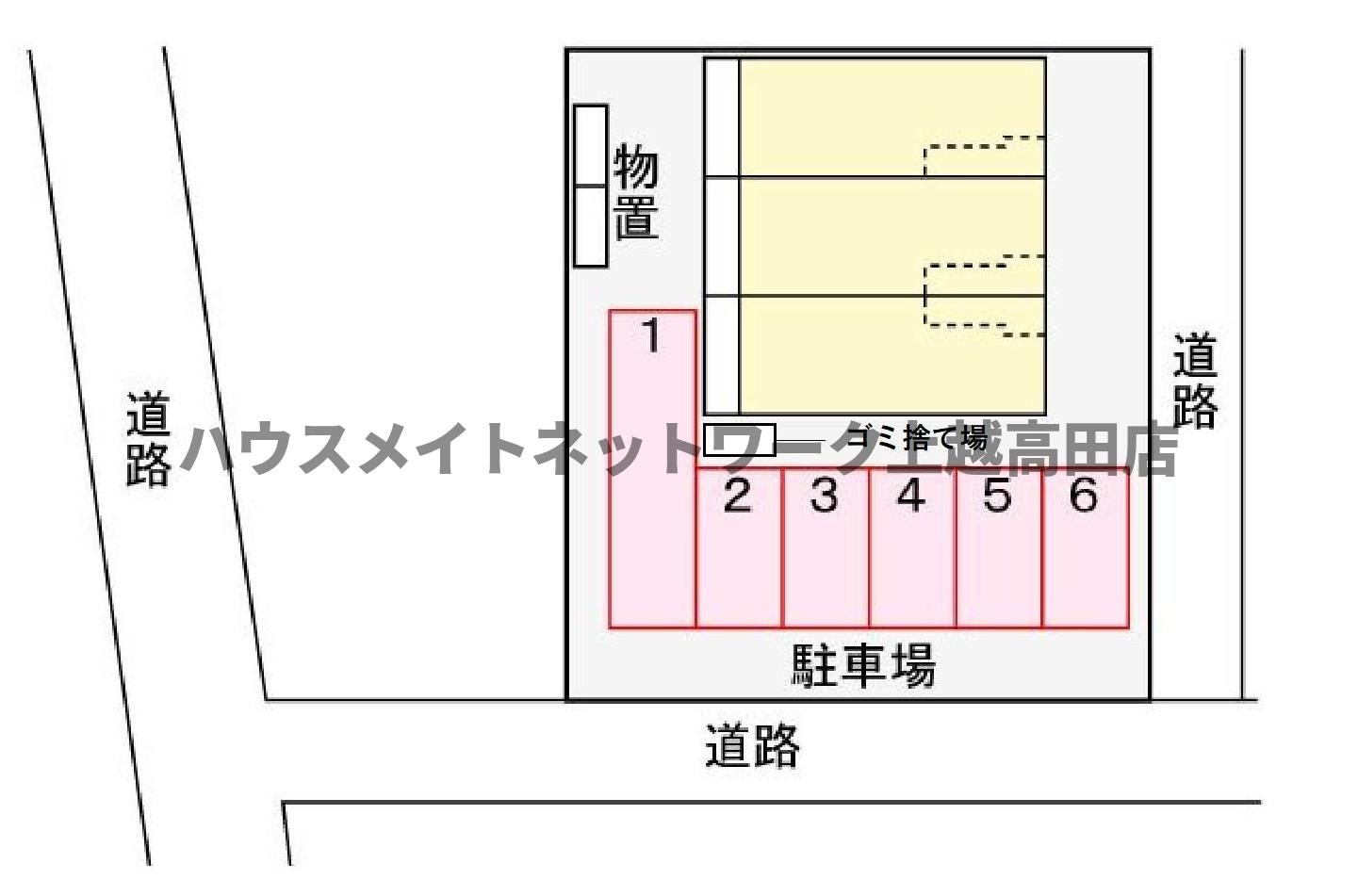 ルミナス　Ｔ＆Ｓの区画図|配置図