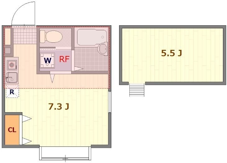 Rosselle横濱山手の間取り|間取りです。
