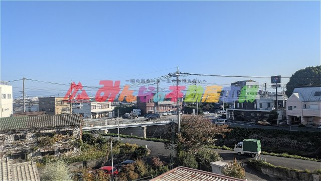野中町スカイマンションの展望|玄関からの眺望です。