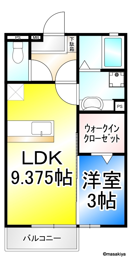 カサ・デ・サチ　Ⅱの間取り