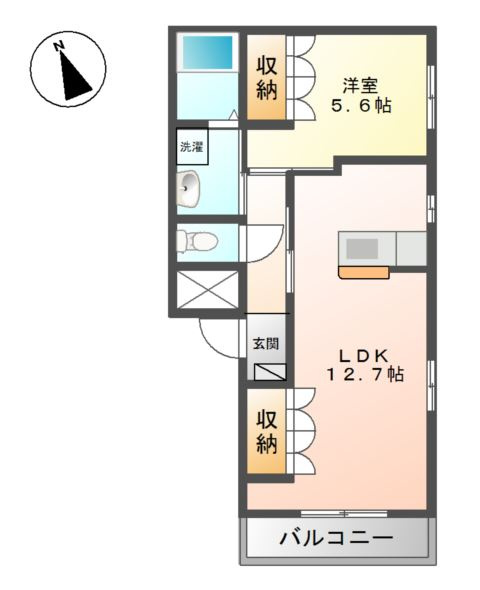 メゾン　フェリーチェの間取り