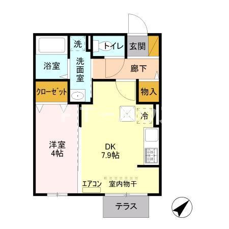 アゼリアの区画図