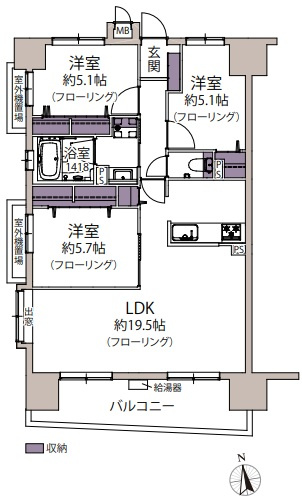 【間取り】 | シティライフ波多江駅☆仲介手数料無料☆