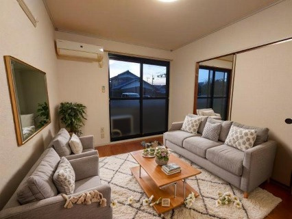 サングレース吉野の居間・リビング|CGで家具等を配置したもので、家具等は含まれません。