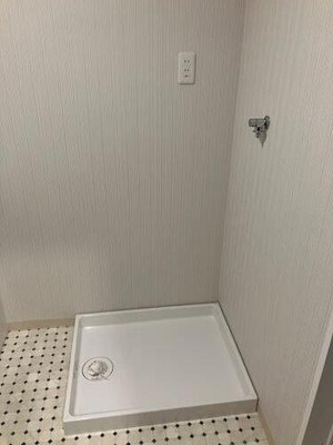 【設備】 | ライオンズマンション高槻 | 室内洗濯機置場　※前回募集時／２０２３年１１月の写真