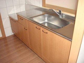 ヒーリングカーサＡのキッチン|キッチン