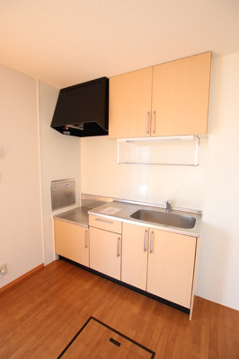 二口コンロ設置可能