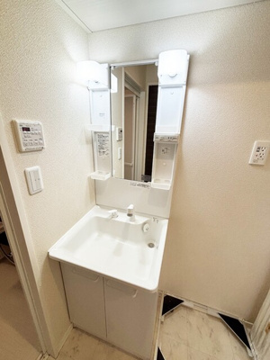 朝の支度も楽々♪シャワー付き洗面台
