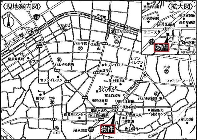 祝：成約済み　八王子市　台町　売地の地図|～仲介手数料無料☆八王子ひなた不動産～八王子市台町　売地