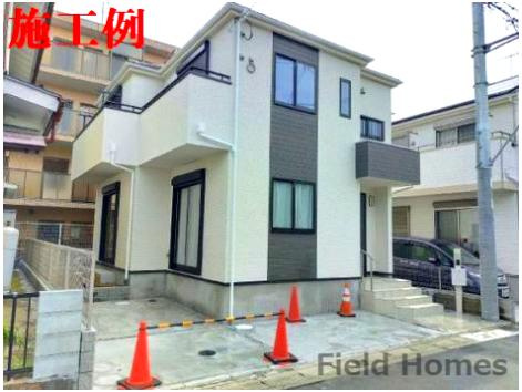 座間市栗原中央5丁目新築戸建て　A号棟の外観|外観施工例
