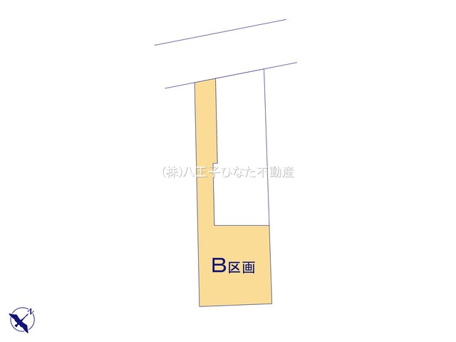 『八王子市土地』八王子市長房町424-9【仲介手数料無料】の区画図|～仲介手数料無料☆八王子ひなた不動産～八王子市長房町　売地