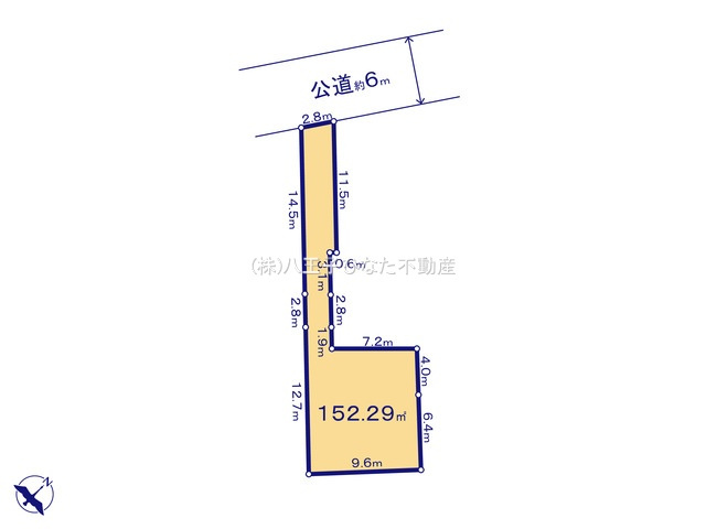 『八王子市土地』八王子市長房町424-9【仲介手数料無料】の土地図|～仲介手数料無料☆八王子ひなた不動産～八王子市長房町　売地