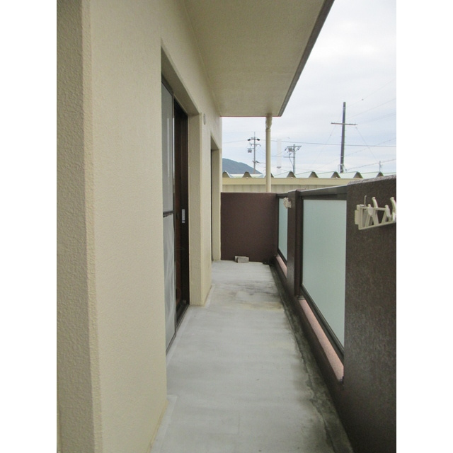 パークサイドＭのバルコニー