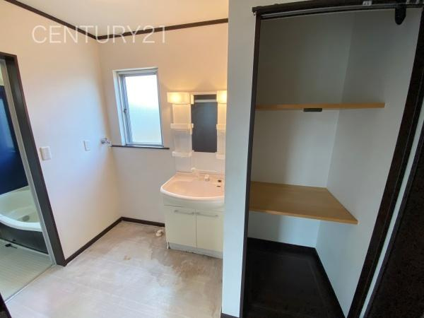 前橋市上佐鳥町中古一戸建ての独立洗面台