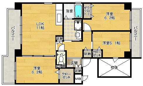 【間取り】 | ミレナーヴェ
